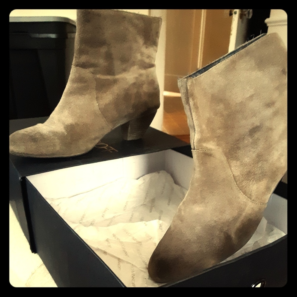 🖤SOLD🖤Rebecca Minkoff Coco Suede Booties Shoes